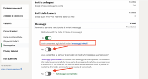 linkedln istruzioni privacy